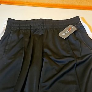 BCG Ladies active wear black & white pants joggers NWT